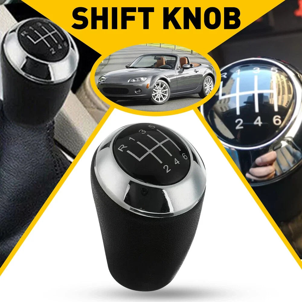 6 Speed Manual Gear Shift Knob for Mazda 3 5 6 CX-7 MX-5 (2003–2017)