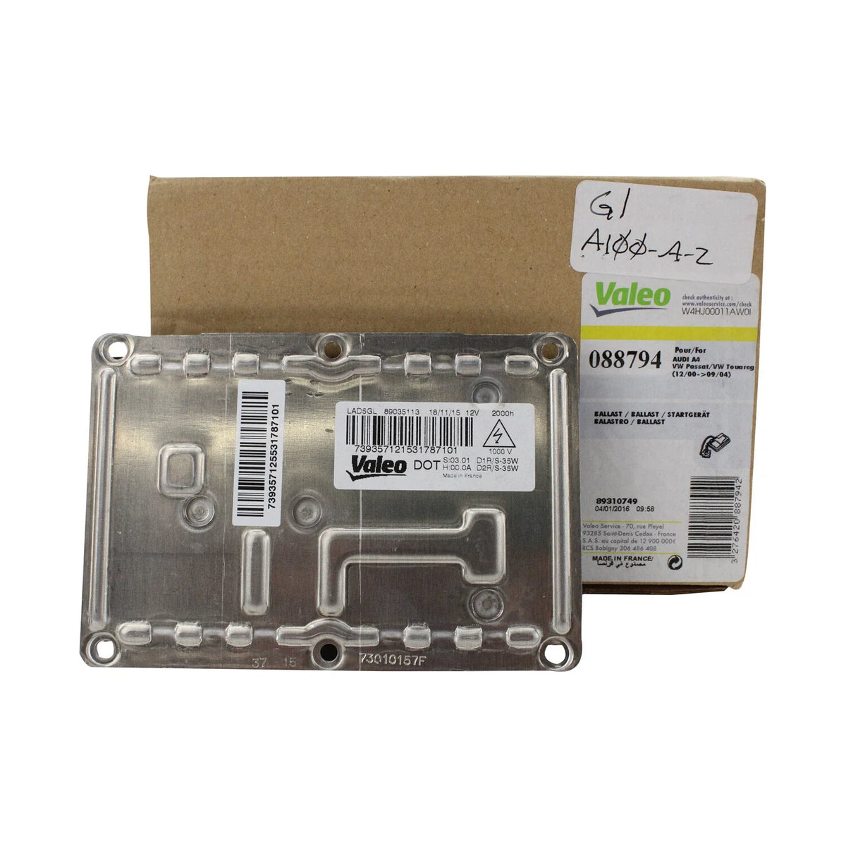 Valeo 88794 Xenon Lighting Ballast for Audi A4 Quattro (2002–2008)