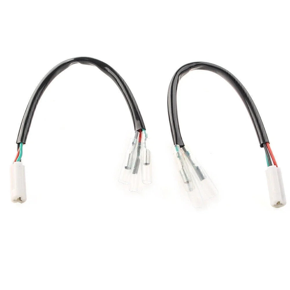 3-Wire Front Turn Signal Splitter Harness Y-Adapter for Yamaha R1/R3/R6/FZ07/FZ09 (2000–2023)