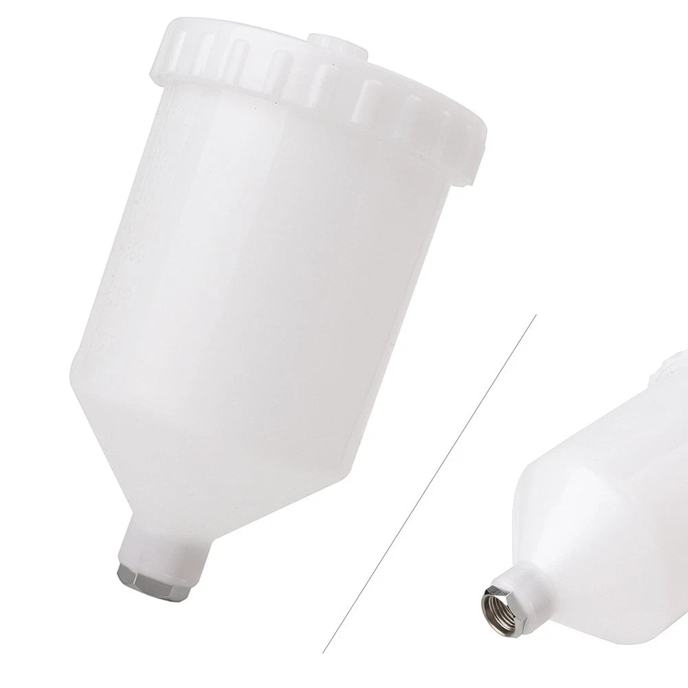 600ml Air Gravity Feed Spray Paint Gun Cup for Automotive Use