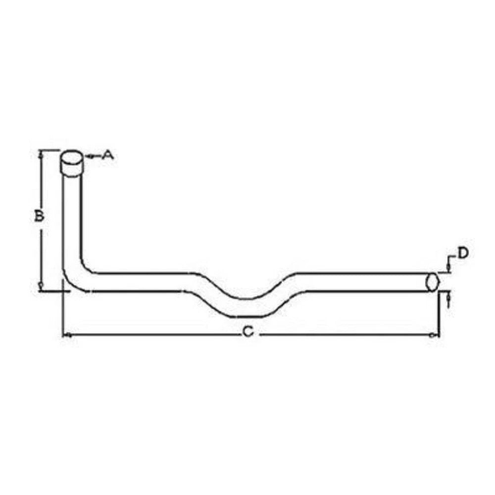 Tail Pipe for Ford/New Holland (Replaces FOE-21)