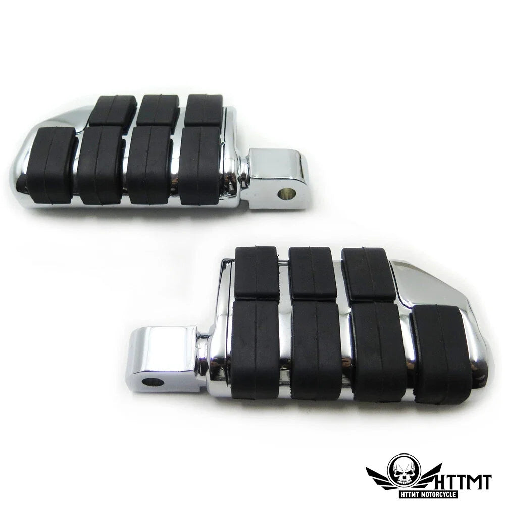 Chrome Dually Footpegs for Yamaha Road Star Warrior (2002–2009)