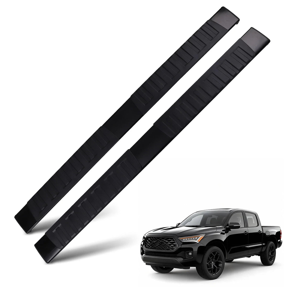 Nerf Bars Side Steps for Toyota Tacoma (2024–2026) Aluminum Black