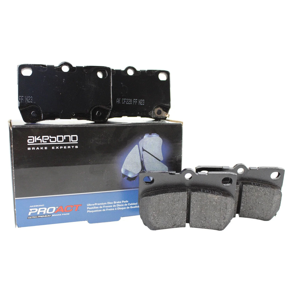 Akebono ProACT Rear Disc Brake Pads ACT1113 for Lexus GS350 GS430 GS460 IS250 (2007–2019)
