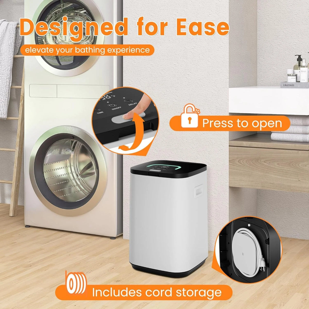 23L Hot Towel Warmer for Spa and Salon (LED Display, Adjustable)