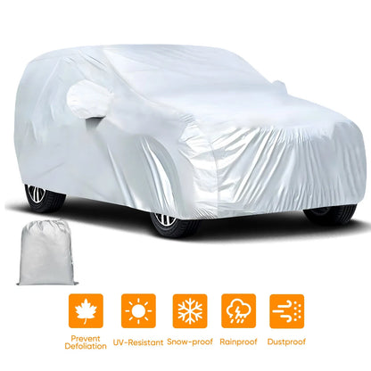 Car Cover for Honda Benz Kia (Waterproof, UV, Rain, Dust Protection)