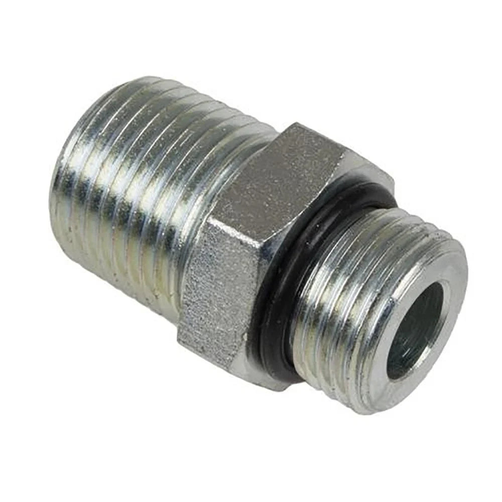 Hydraulic Adapter 1/2" Male O-Ring x 1/2" Male Pipe for