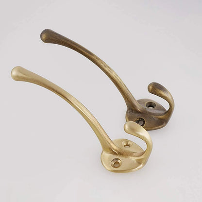 2Pcs Antique Solid Brass for Custom Applications (4.33"x1.18"x1.34")