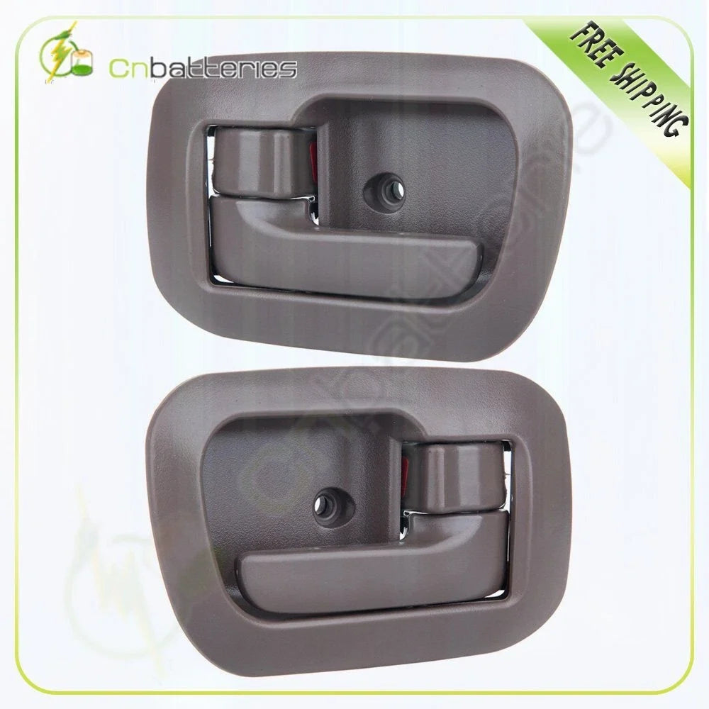 2Pcs Inside Door Handles for Toyota Sienna (1998–2003) Brown