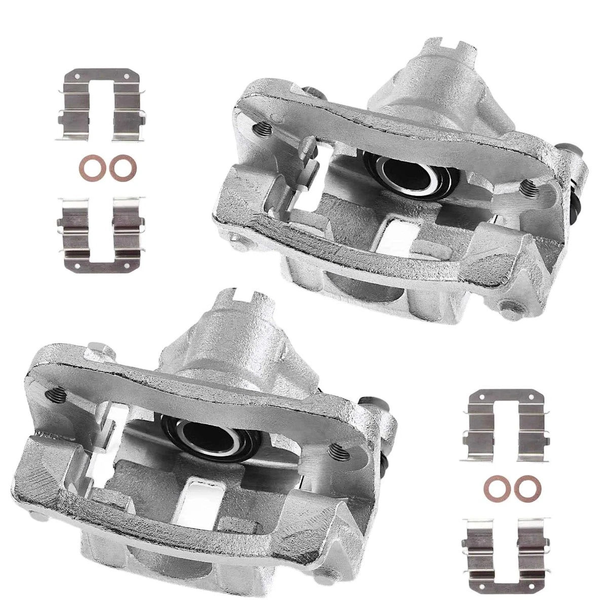 2X Brake Kit with Calipers Rear for Kia Forte5 Forte Koup (2010–2013) 18103759, S31542, P1157