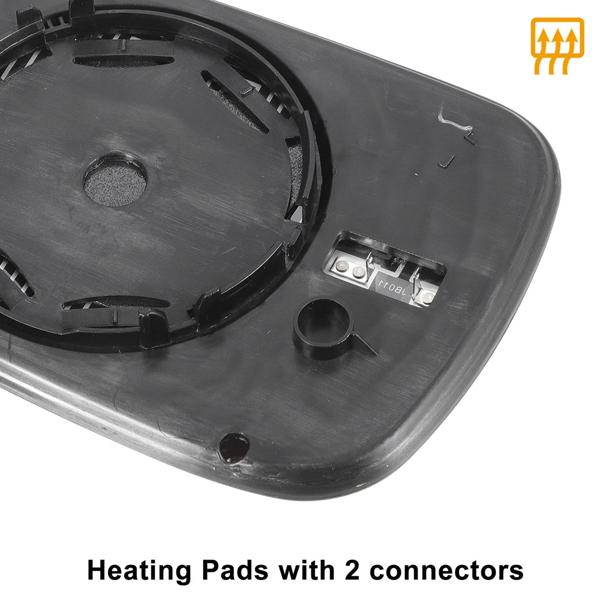 Pair Blue Heated Mirror Glass for Honda Accord (2003–2007)