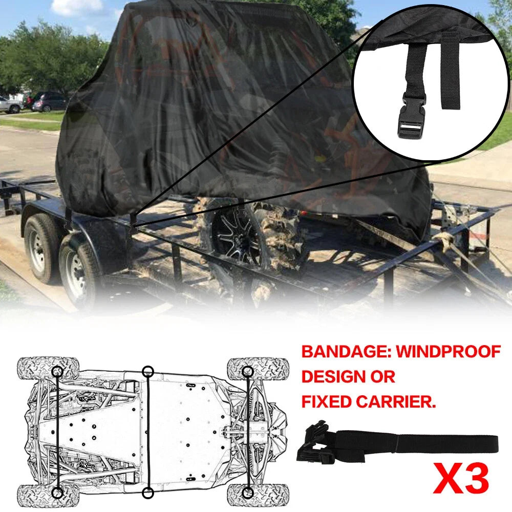 Utility Vehicle Storage Cover for Waterproof All Weather