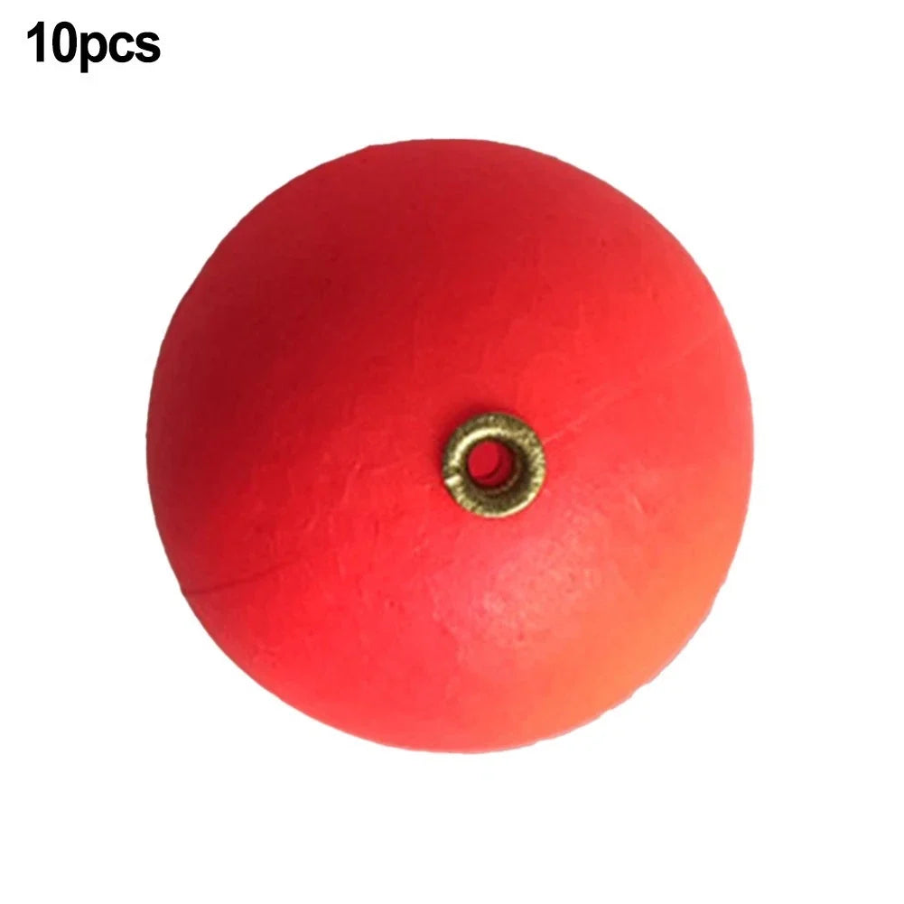 Floating Ball Foam Bobbers for Fishing (Bright Colors, EVA)