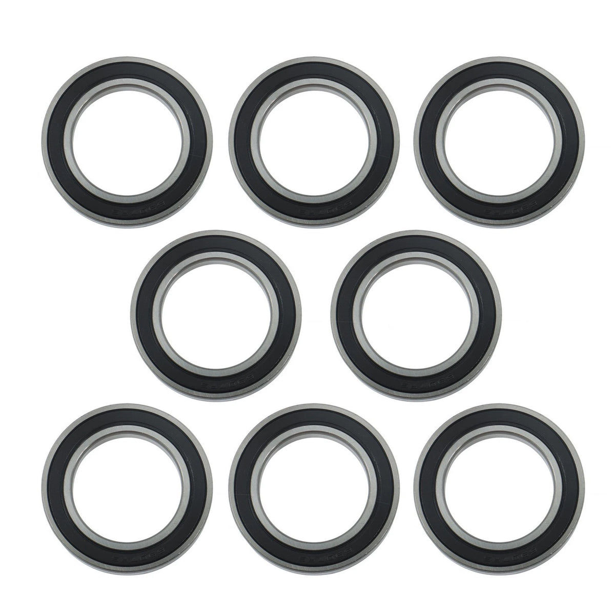 10 Pack Deep Groove Ball Bearing 35 × 55 × 10 mm Double Rubber Seals