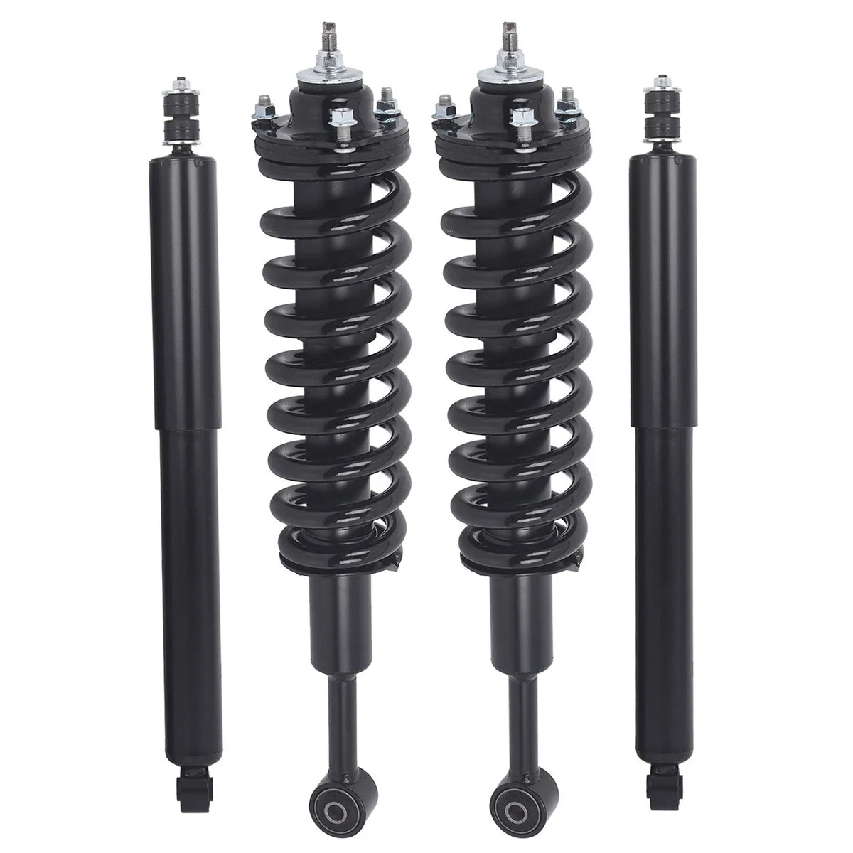 Set of 2 Front Struts with Coil Spring & Rear Shock for Toyota Tacoma (2005–2015)