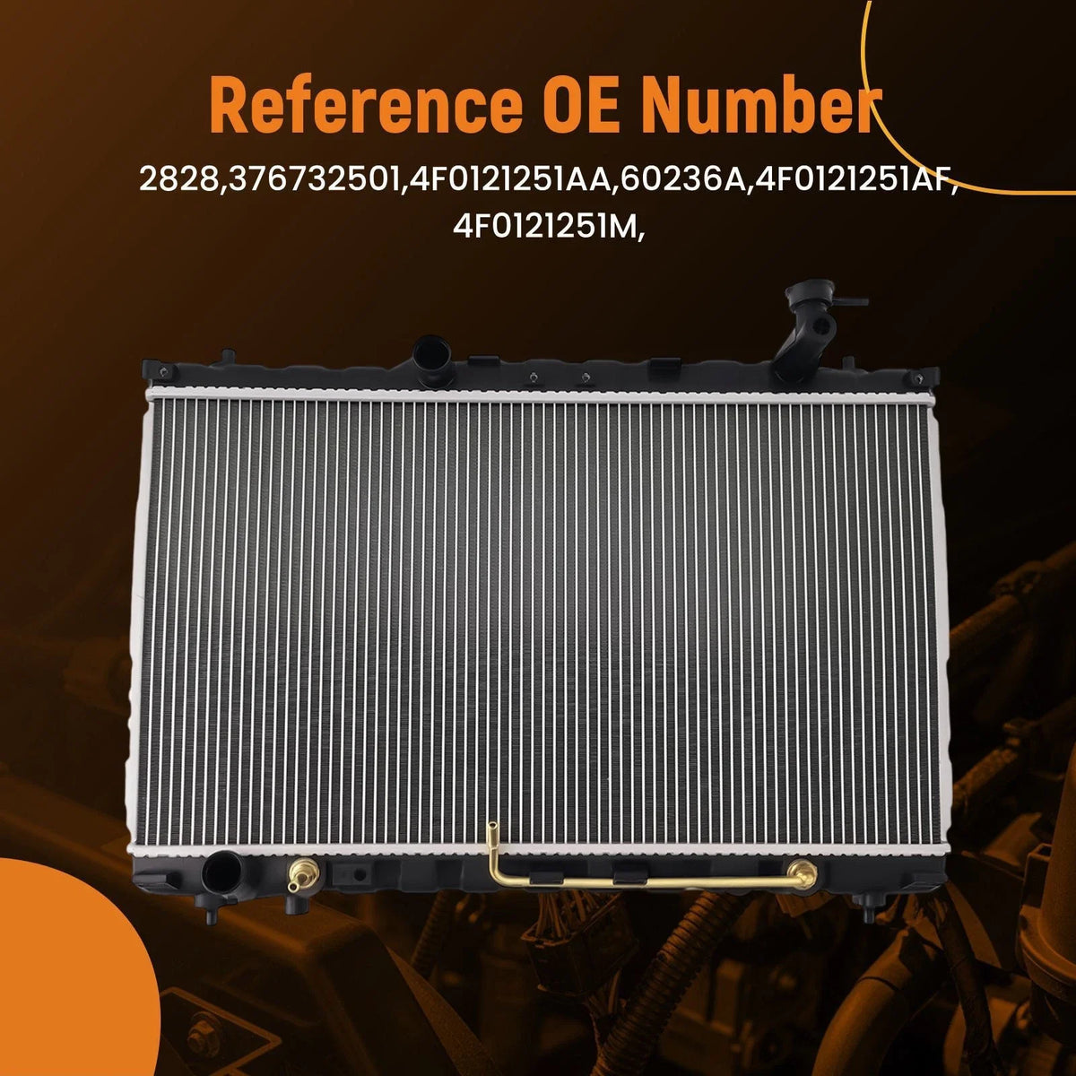Aluminum Cooling Radiator for Audi A6 (2005–2010) 2.8L 3.2L 4F0121251AF