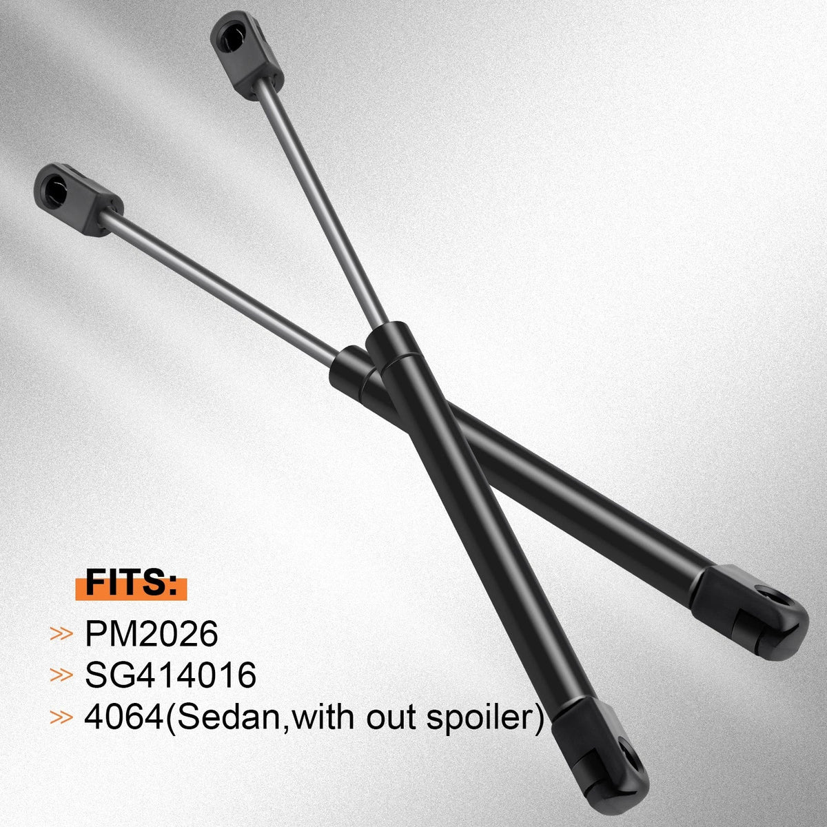 2X Rear Trunk Lift Supports for Chrysler Dodge Charger (W/O Spoiler)