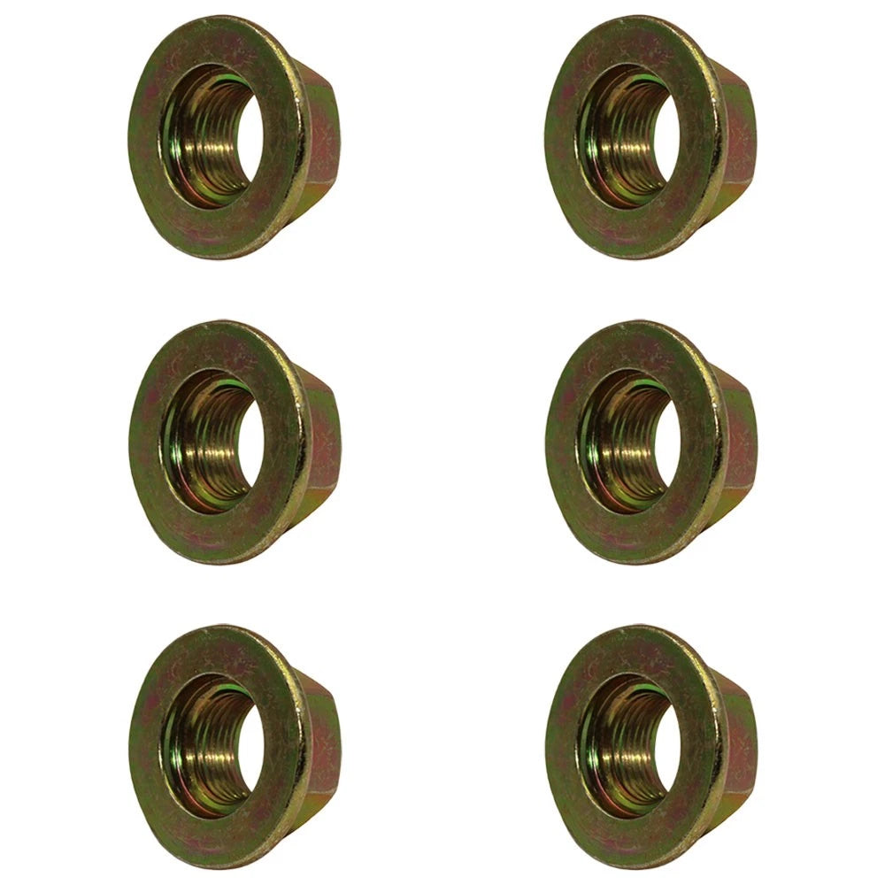 Set of 6 Spindle Blade Nuts for Yard Man (Fits 5/8" Diameter)