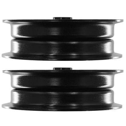 Set of 2 Deck Flat Idler Pulleys for Scag Sabre Tooth Tiger (PY207+PY207 - MD)