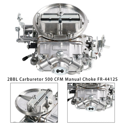2BBL Carburetor 500 CFM Manual Choke for (FR-4412S)