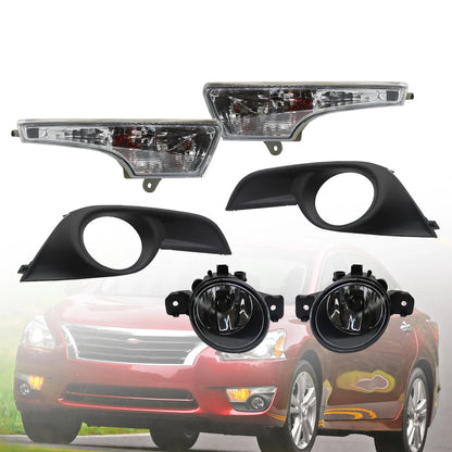 Fog Lights & Corner Turn Signal Lamps Set for Nissan Altima (2013–2015)