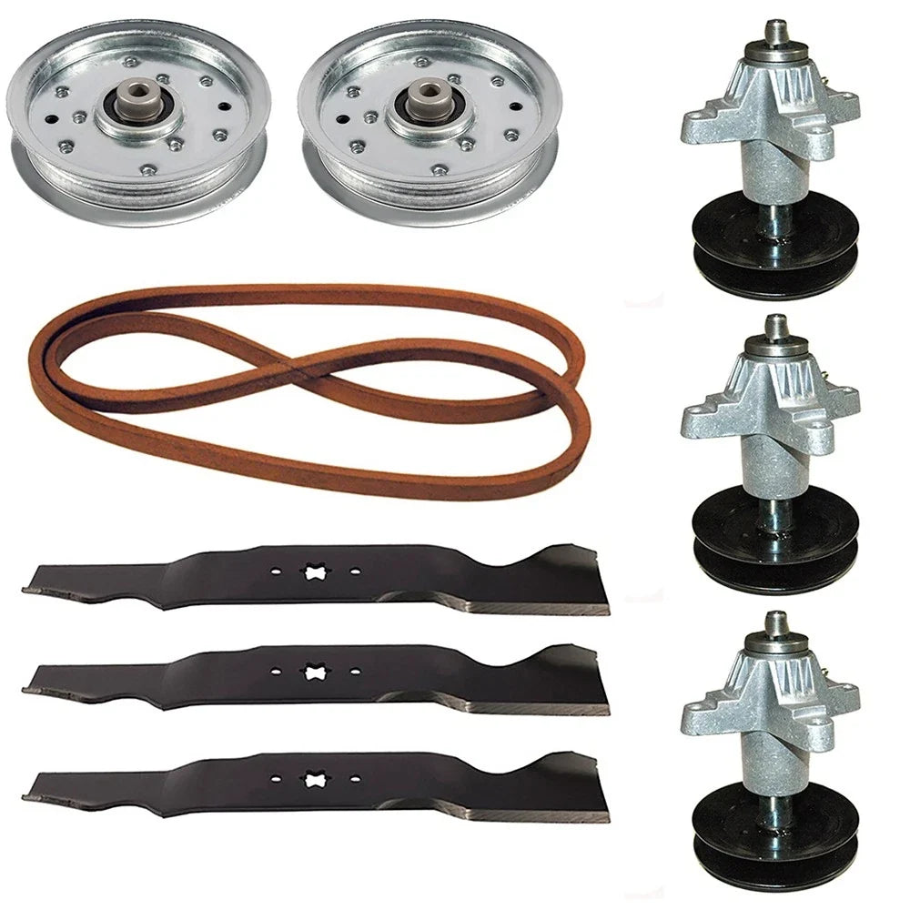 Deck Rebuild Kit for Cub Cadet GT 1554 (2005–2007) - Spindles Blades Pulleys Belt
