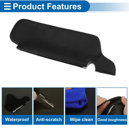 Sun Visor Cover Set for Ford Mustang (1994–2004) Left Right Side Leather Black