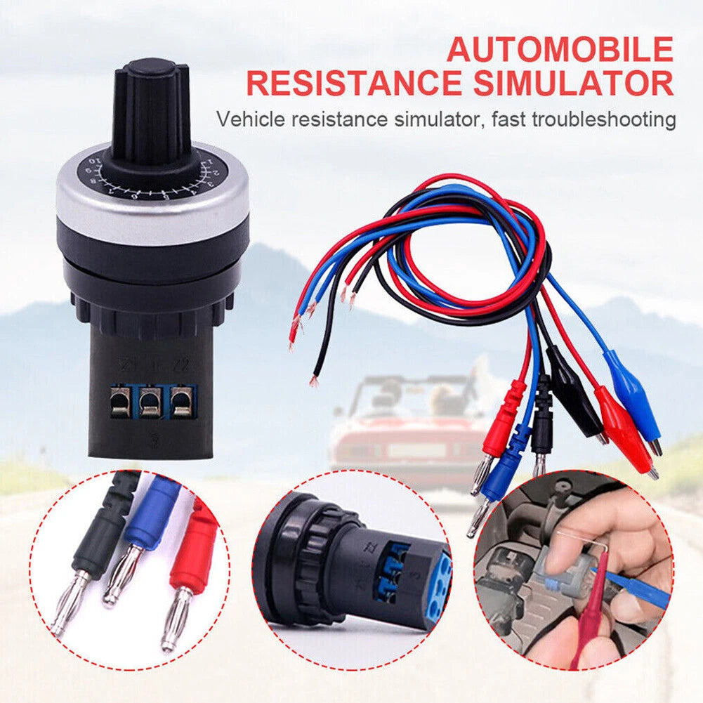 2X Auto Circuit Tester Sensor Signal Resistance Simulator Diagnostic Tool