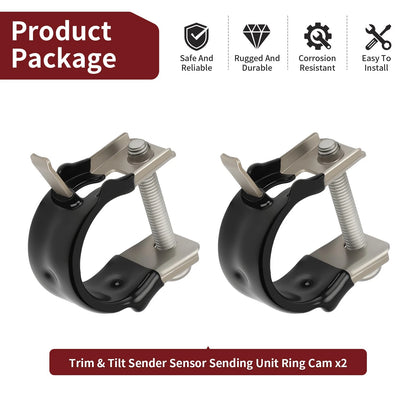 2X Trim & Tilt Sender Sensor for Yamaha Outboard (75-300 HP) 64E-43139-10-00, 99999-03830-00