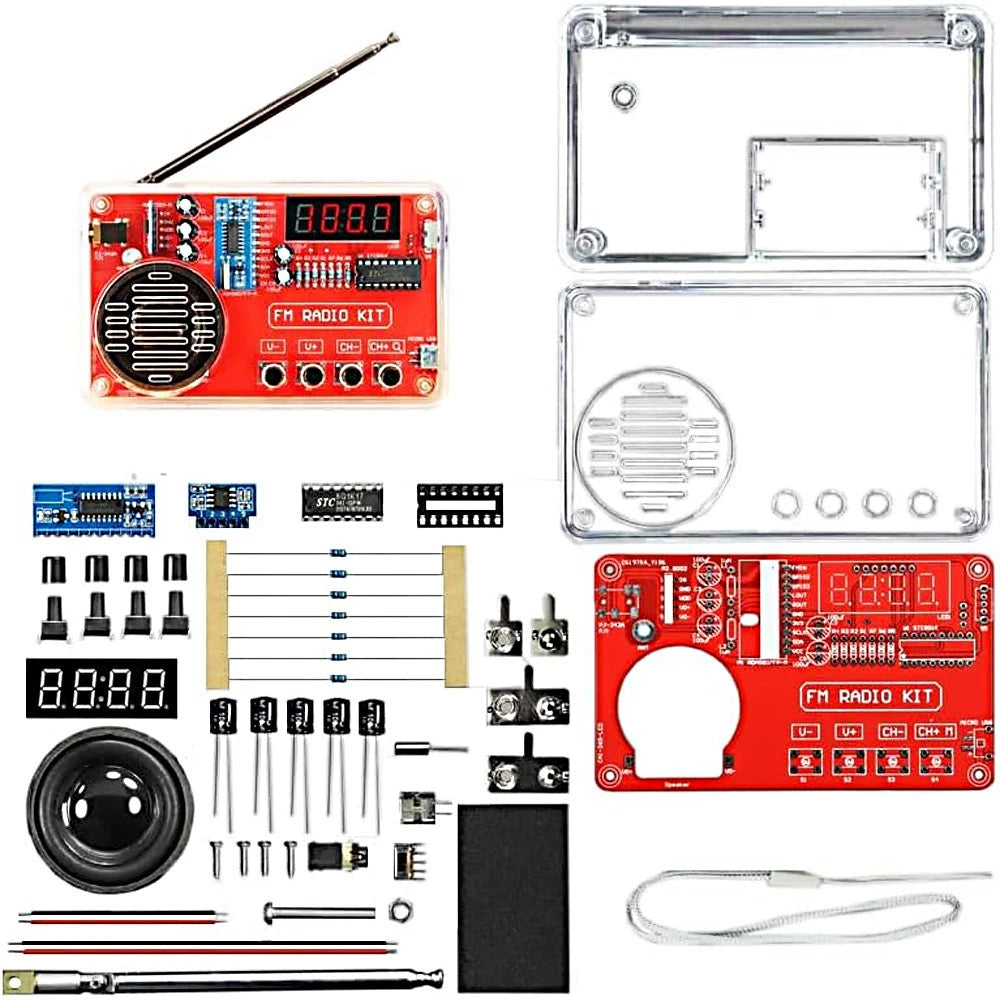 DIY FM Radio Electronic Kit - Adjustable Frequency (150Hz-20KHz)