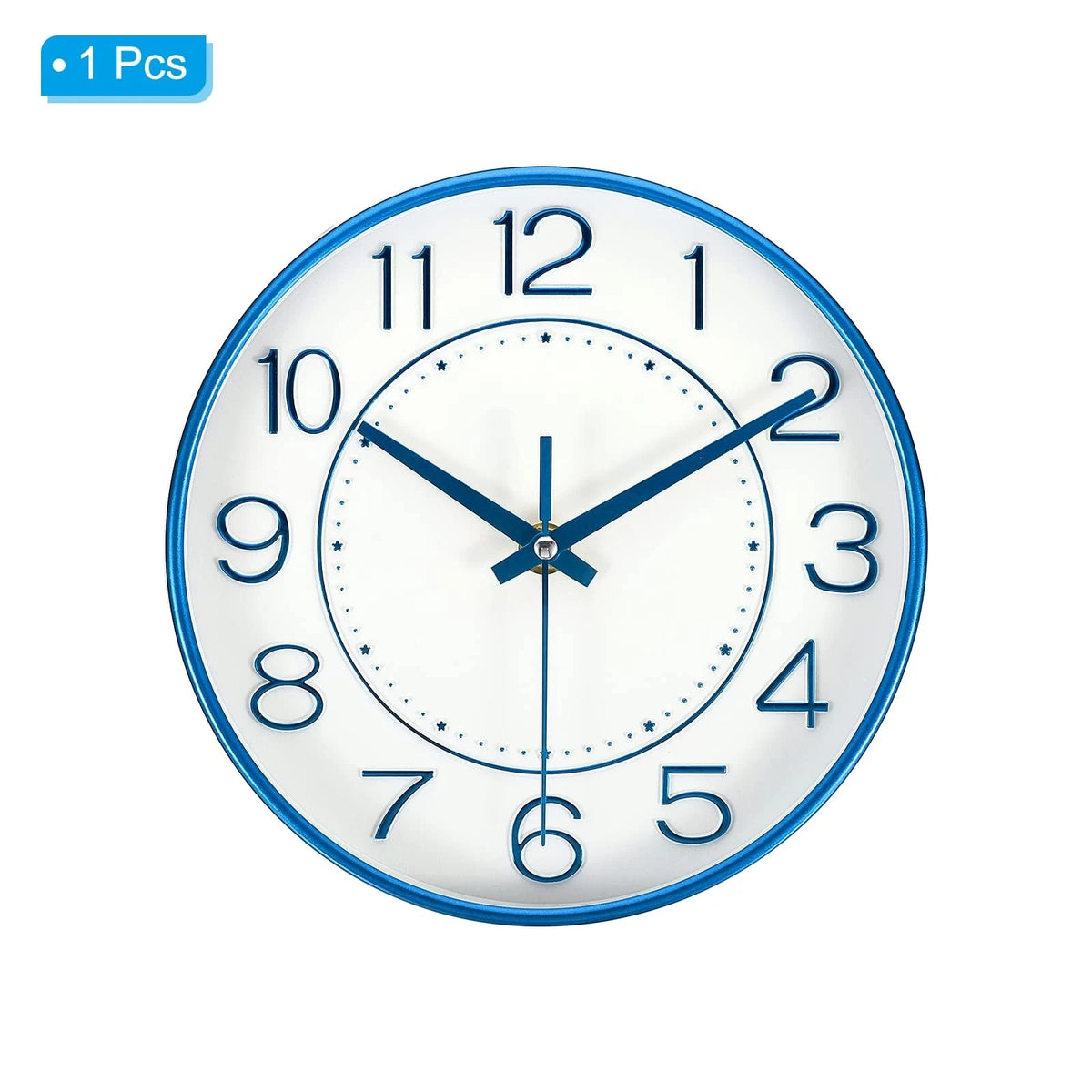 8 Inch Silent Non-Ticking Wall Clock for Home Decor (Battery Operated)