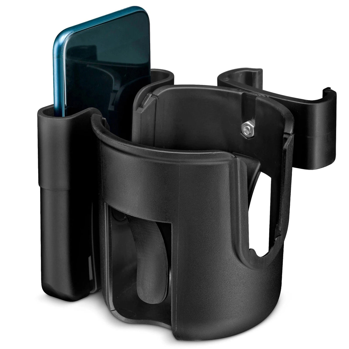 Clip-On Walker Cup and Phone Holder for Walker (Compatible)