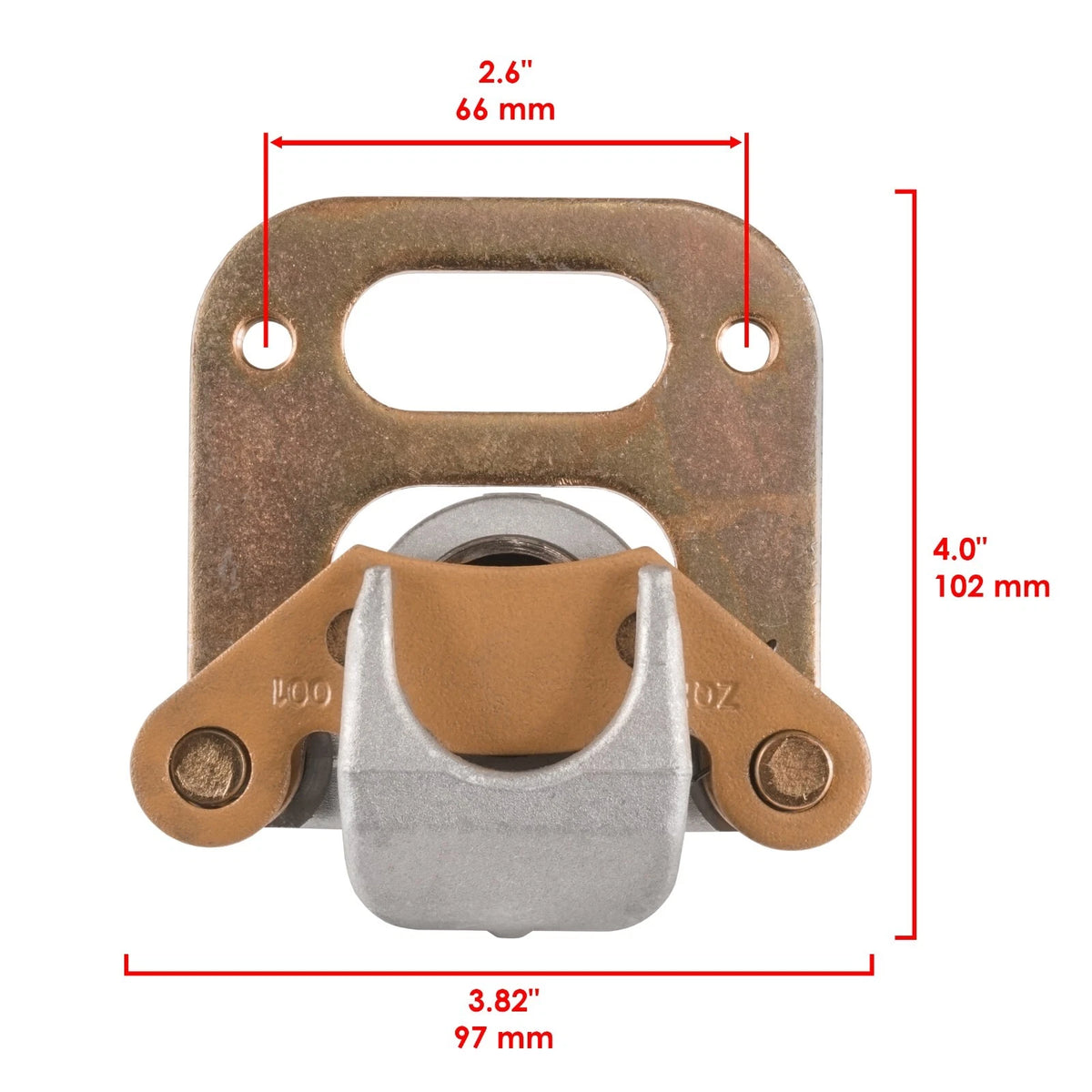 Set of 2 Front Brake Calipers with Pads for Polaris Sportsman 335 4X4 (2000) MP1917CR138SU