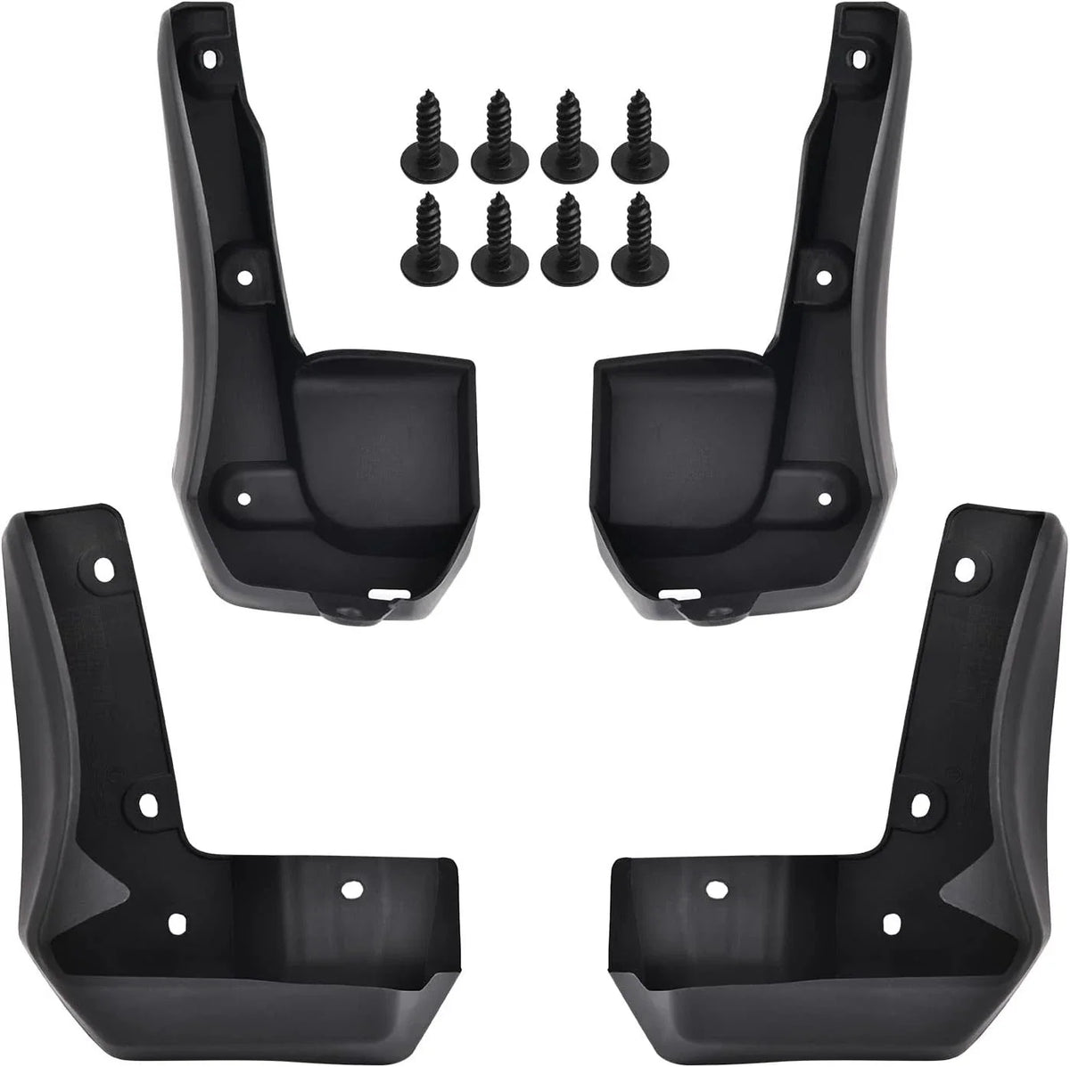 Set of 4 Splash Guards Mud Flaps for Honda Civic Sedan (2016–2019)