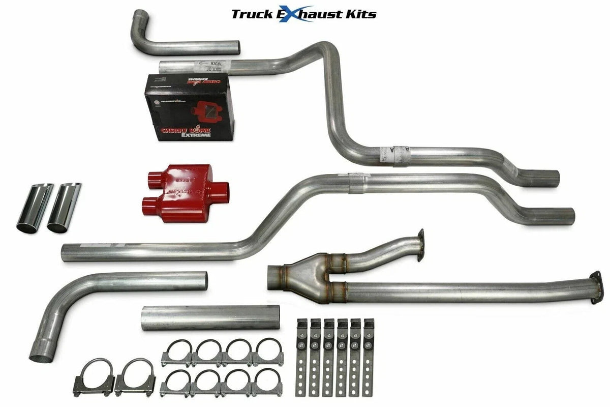 2.5" Direct Fit Dual Exhaust Kit for Toyota Tundra (2014–2021) - Chrome Tip
