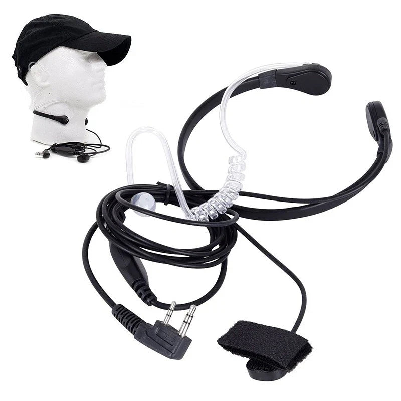 Throat Mic Earpiece Headset for Baofeng UV5R 888S Radio (2012–2023)
