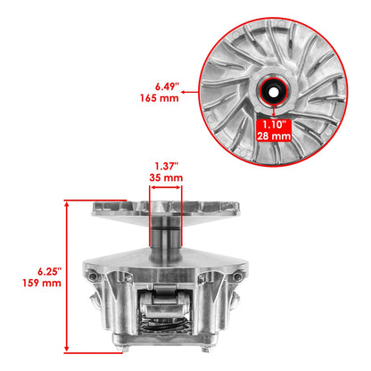 Clutch Drive Converter Assembly for Kawasaki Mule 600 (2005–2016) AC148 - MD, 49093-0021, 49093-0009