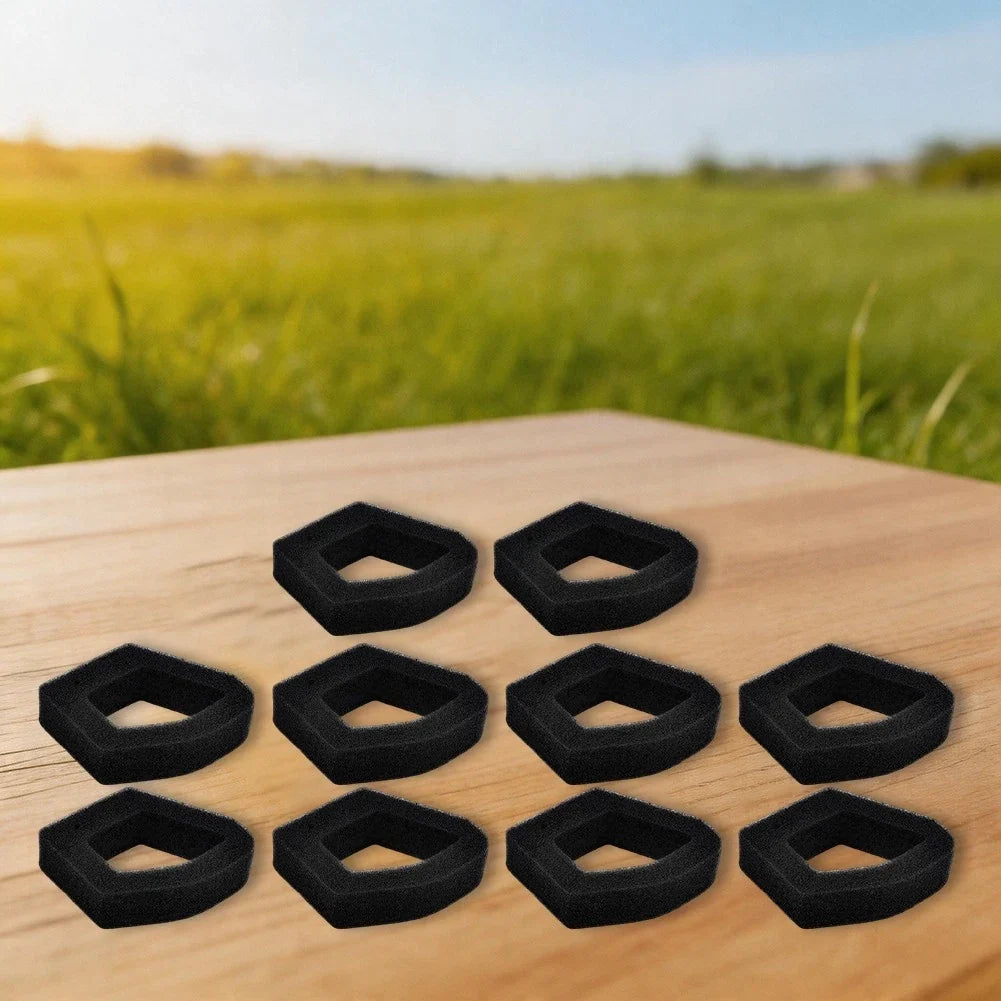 10 Pack Air Filter Foam for 4-Stroke Lawn Mowers GX35/140