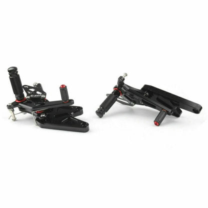 Aluminum Rearsets Footpegs for Yamaha MT-03 MT-25 (2015–2018) Black T9