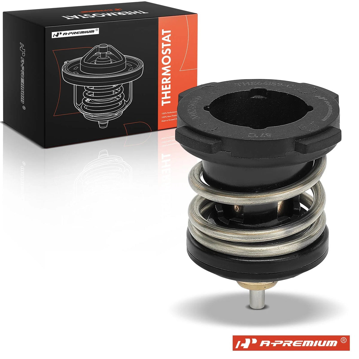Engine Coolant Thermostat for Audi A3 Sportback e-tron VW Golf Jetta (TH727487, 04E121113C, 04E121113G)