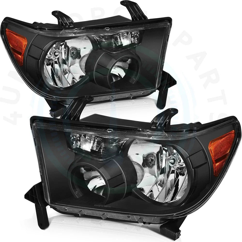 Pair Headlight Assembly for Toyota Sequoia (2008–2017)