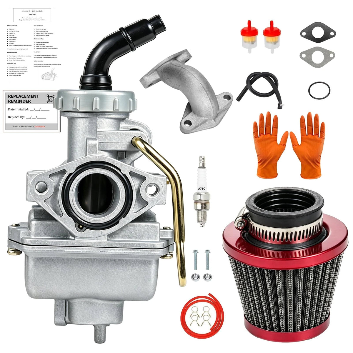 PZ20 Carburetor Kit with 35mm Air Filter for Tao Tao