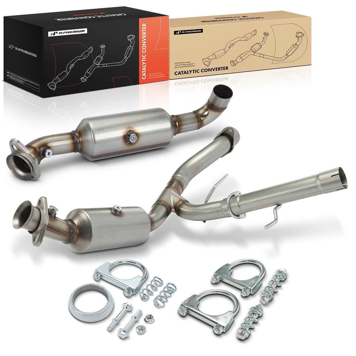 2X Catalytic Converters for Ford F-150 (2009–2010) 645204, 645205