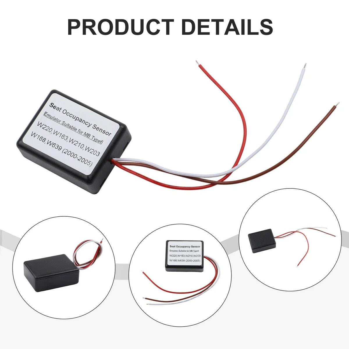 Seat Sensor Emulator for Mercedes W220 W163 W210 W203 W168 (2000–2006)