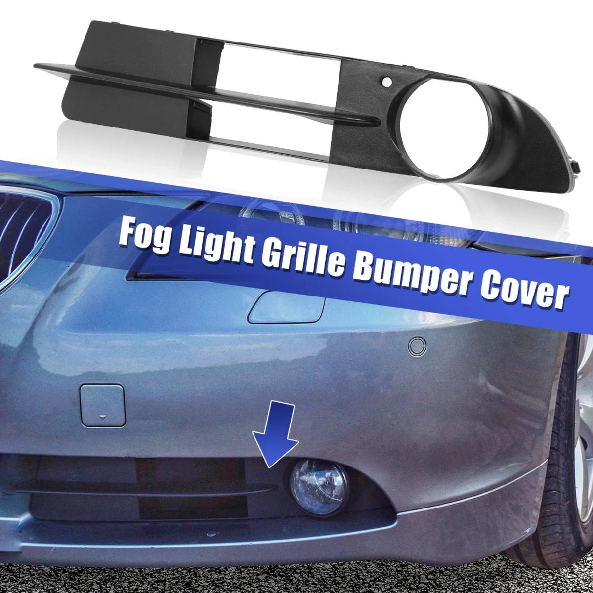 Fog Light Grille Cover Trim 51117049243 for BMW 525i (2004–2007)