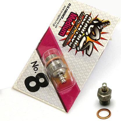 Glow Plug for Nitro Engine RC Car Truck (Standard OS No.8)