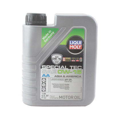 5L Liqui Moly Special Tec AA 0W16 Engine Oil Change Kit for Camry ES250 RAV4 (2018–2023)