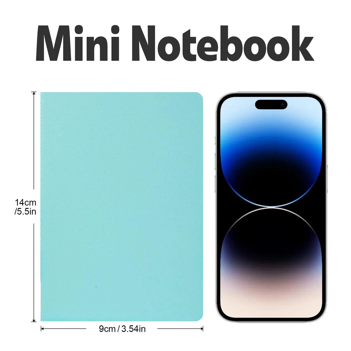 Set of 150 Mini Pocket Notebooks Wide Ruled 3.5x5.5 Inch Student Journal