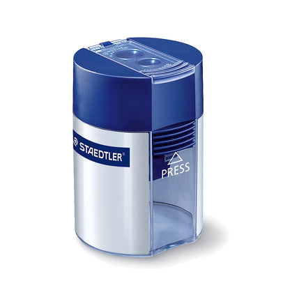Pencil Sharpener for STAEDTLER (5 5/8 x 3 1/4 x 1 5/8) - Red, Blue, Teal, Purple