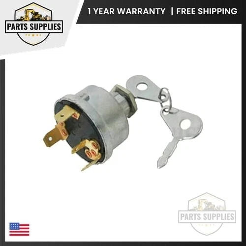 Ignition Key Switch for Massey Ferguson 35 50 65 85 135 165 175 (Diesel)